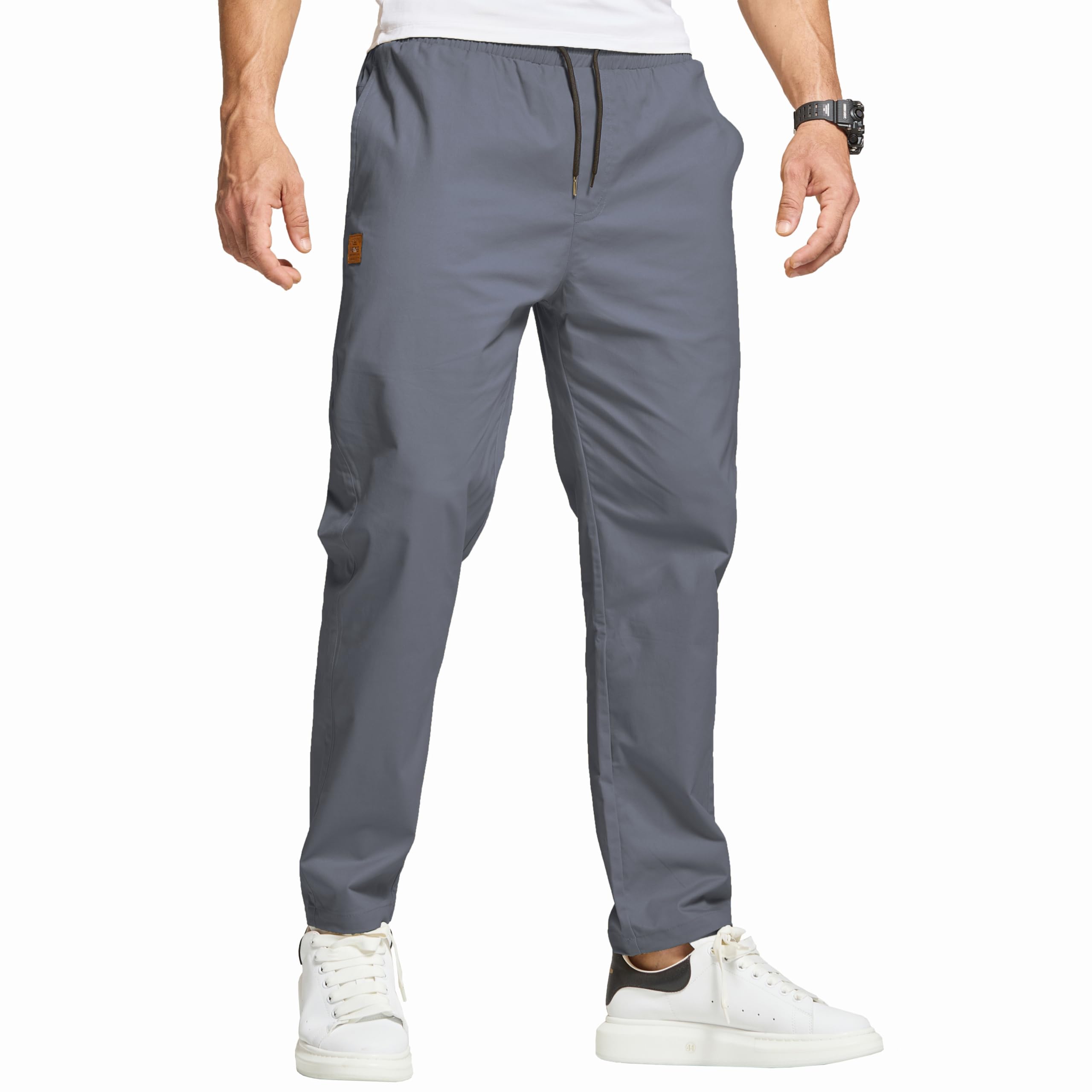 ZOXOZ Herren Cargo Chino Hose - Komfortable Jogginghose für Herren mit elastischer Taille und Taschen
ZOXOZ Herren Baumw